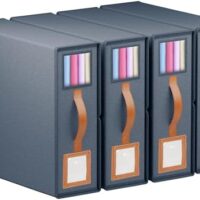 BADAM 4 Pack Bed Sheet Organizers and Storage, Foldable Sheet Organizer for Linen Closet, Sheets Set Folder Keeper with Window XL (Queen & King Size) Organizing Bedding Container (Grey)