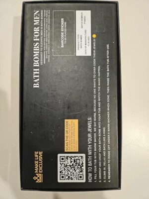 Bath Bombs for Men, Diamond Shape, Gifts for Men, 8 Large 5oz Bombs, 100% Natural Products & Essential Oils, Soak in, Bubble Bath - Image 8