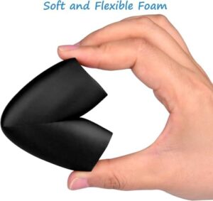 Baby Proof Corners & 15ft Edges with Furniture Corner & Edge Safety Bumpers, Impact-Absorbent Bumper & 4 Foam Corner Protectors, Cushy, Thick, Odorless Table Edge Protectors for Baby, Child | Black - Image 4