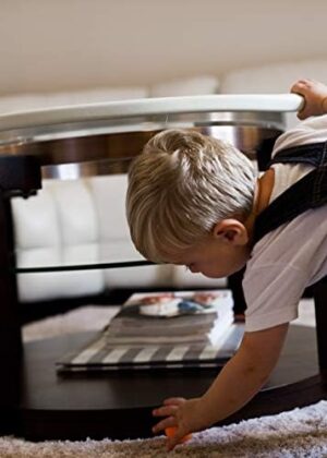 Baby Proof Corners and Edges with Furniture Corner & Edge Safety Bumpers, Impact-Absorbent 18ft Bumper & 8 Foam Corner Protectors, Cushy, Thick, Odorless Table Edge Protectors for Baby, Child | White - Image 8