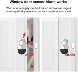 Door Window Alarm, 120DB Door Alarms for Kids Safety, Door Chime for Store Home - Image 3