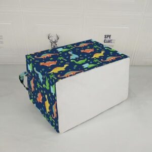 Rectangle Kids Shelf Basket Nursery Storage Basket Laundry Basket Laundry Hamper with Handles,Baby Toys Storage Box and Bins Toys Gift Basket for Boys and Girls - Image 4