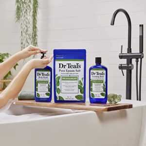 Dr Teal's Epsom Magnesium Salt Soak, Relax & Relief with Eucalyptus & Spearmint Essential Oils, 3 lbs - Image 8