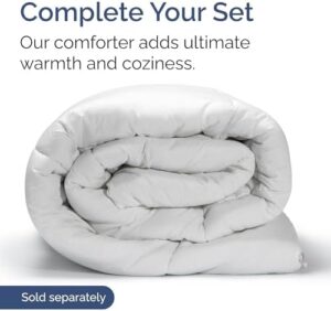 Extra Deep Queen Sheet Set - 6 Piece Breathable & Cooling Sheets - Hotel Luxury Bedding Set w/18-24 Inch Extra Deep Pockets - Easy & Secure Fit - Super Soft, Wrinkle Free & Comfy - White, Queen Size - Image 8