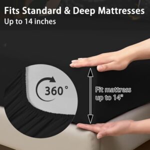 Comforter Set King Size, Trippy Hippie Tree of Life 7 Pcs Bedding for Kids and Adults, Sun and Moon Bohemian Bed Sheet Sets with Fitted Sheet 2 Pillowcase & 2 Sham for Bedroom Bed Decor - Image 4