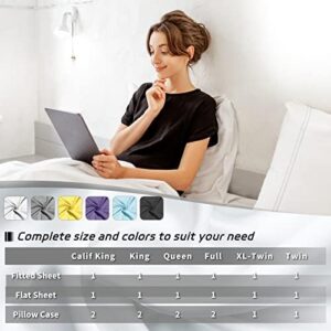 EaseHome Sheets for Queen Size Bed White - Deep Pocket to 18 inches Mattress 4 Piece - Premium Bedding Sheets & Pillowcases Collection - Extra Soft - Image 3