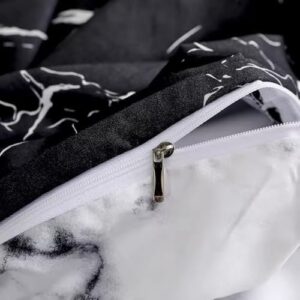 Floral Duvet Cover Queen - Durable and Reversible Soft Bedding Set with Pillow Shams - Image 3