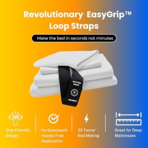 THE LAD COLLECTIVE 3.0-4-Piece Bedding Set with Fitted Sheet, Top Sheet & 2 Pillowcases - Luxury Bed Sheets for Full Size Beds - Premium Bedroom Essentials - Malibu White/California King - Image 2