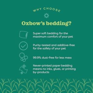 Oxbow Pure Comfort Small Animal Bedding, Odor & Moisture Absorbent, Dust-Free Bedding for Small Animals, White, 72 Liter Bag - Image 5