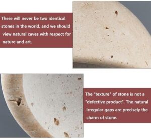 Nordic Natural Stone Shade Pendant Light Wabi-Sabi Yellow Cave Stone Chandelier for Kitchen Island,Wood Mini Pendant Lamp for Dining,Bedside,Entryway,Cafe,Restaurant(1-Pack) - Image 8