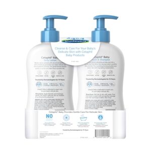 Cetaphil Baby Wash & Shampoo Plus Body Lotion, Healthy Skin Essentials, Head to Toe Hydration for up to 24 Hours, for Delicate, Sensitive Skin, 2-Pack,White - Image 8