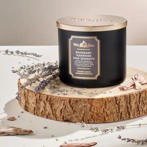 Bath & Body Works White Barn 3-Wick Candle in Mahogany Teakwood High Intensity, Scented - Image 6