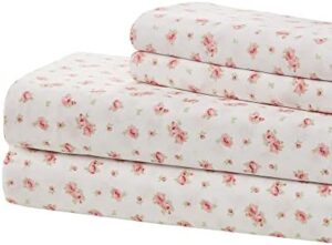 Modern Threads Silky Soft Microfiber and Wrinkle Free Sheets - Luxurious Microfiber Bed Sheets Includes Flat Sheet, Fitted Sheet with Deep Pockets, & Pillowcases Ivory, Full