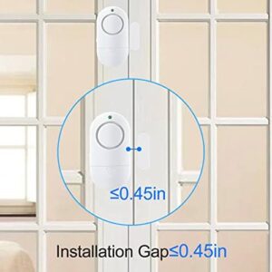 Door Window Alarm, 4 Pack 120DB Pool Alarm for Door, Home Security for Kids Safety - Image 3