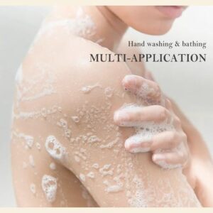 Goat Milk Moisturizing Body Wash,Hydrating Shower Gel for Men & Women,Mild Gentle Body Cleanser,Nourishing Skincare Body Wash for All Skin Types, 500 ML - Image 4