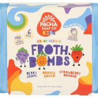 PACHA SOAP Color Changing Froth Bomb 6 Count, 12 OZ