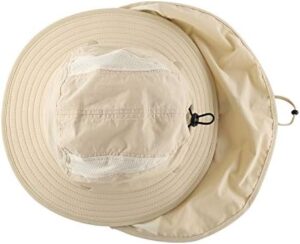 Home Prefer UPF 50+ Boys Sun Hat with Neck Flap Wide Brim Summer Beach Bucket Hat for Boys Girls Toddler Kids Safari Hat - Image 4