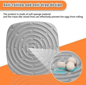 Chicken Nesting Box Pads, Washable Nesting Pads for Chicken Coop Bedding Nest Box Liners Reusable Nesting Pads for Laying Eggs Chicken Coop Accessories Grey 12''x12''(6) (8) - Image 4