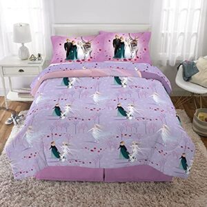 Disney Frozen 2 Kids Bedding Super Soft Comforter And Sheet Set, 5 Piece Full Size, "Official" Disney Product By Franco - Image 6