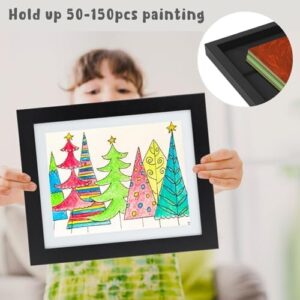 Golden State Art 10x12.5 Kids Art Frames Front-Opening Great for Kids Drawings, Artworks, Children Art Projects, Schoolwork, Home or Office (Black Set of 2) - Image 5