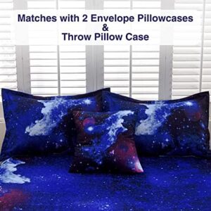 A Nice Night Galaxy 6Pcs Bedding Sets Outer Space Comforter Bed in a Bag 3D Printed Quilt,for Children Boy Girl Teen Kids,Twin 6Pcs - Image 6