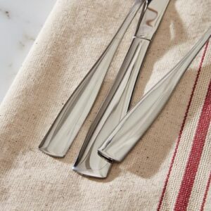 HIKAA 20PCS Silverware Set, Modern Flatware Set Service for 4, Cutlery Set for Home, Kitchen and Restaurant, Mirror Polished, Dishwasher Safe - Image 6