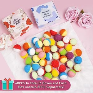 48 Natural & Organic Bath Bombs for Women and Kids, Rich in Essential Oils, Relaxation and Stress Relief, BathBombs Gift Set for Mothers Day, Christmas, Valentines Day & Birthday - Image 5