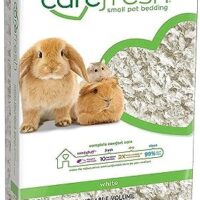 carefresh 99% Dust-Free White Natural Paper Small Pet Bedding with Odor Control, 10L, White