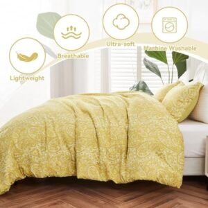 King Size Spring Comforter Set, Soft Comforter for All Season, 3 Pieces Lightweight Bedding Set, 1 Comforter and 2 PillowShams - Image 6