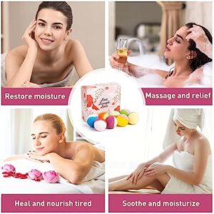 48 Natural & Organic Bath Bombs for Women and Kids, Rich in Essential Oils, Relaxation and Stress Relief, BathBombs Gift Set for Mothers Day, Christmas, Valentines Day & Birthday - Image 6