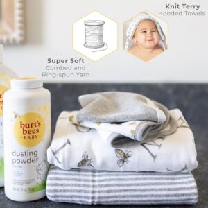 Burts Bees Baby Infant Hooded Towels Little Ducks Organic Cotton, Unisex Bath Essentials and Newborn Necessities, Soft Nursery Towel with Hood Set, 2-Pack Size 29 x 29 Inch - Image 7