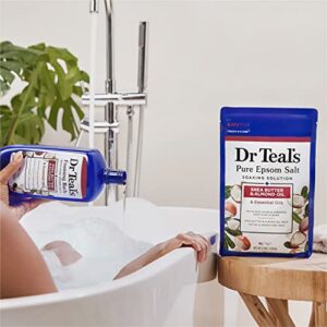 Dr Teal's Foaming Bath with Pure Epsom Salt, Shea Butter & Almond, 34 fl oz (Pack of 4) - Image 6