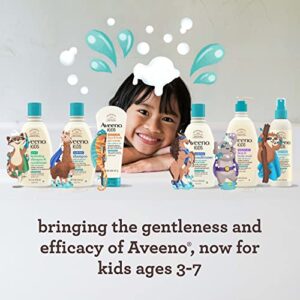 Aveeno Kids 2-in-1 Hydrating Shampoo & Conditioner, Gently Cleanses, Conditions & Detangles Kids Hair, Formulated With Oat Extract, For Sensitive Skin & Scalp, Hypoallergenic, 12 fl. oz - Image 5