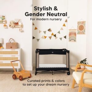 Pack and Play Sheets Fitted - 2-Pack Mini Crib Sheets for Pack N Play Mattress, Soft & Cozy, Neutral Toddler Playard Bedding, Snug Fitted Mini Baby Crib Mattress Cover Set for Boys, Girls (Cosmo) - Image 6