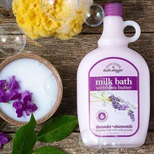 Moisturizing Lavender Chamomile Milk Bath - Hydrates Skin - Made With Shea Butter and Vitamin E (Pack of 2 Bottles, 28 fl oz Each) - Image 3