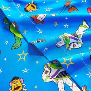 Toy Story Twin Bedding Set - Bundle with Buzz and Woody Bedspread, Flat Sheet, Fitted Sheet, and Pillowcase, Stickers, Tattoos More | Bedroom Decor - Image 2