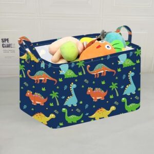 Rectangle Kids Shelf Basket Nursery Storage Basket Laundry Basket Laundry Hamper with Handles,Baby Toys Storage Box and Bins Toys Gift Basket for Boys and Girls - Image 3