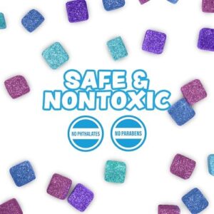 Tub Works® Lil' Bursts™ Mini Bath Bombs for Kids, 90 Count, Cosmic | Nontoxic | Tiny Kids Bath Bombs with A Burst of Color, Foam & Bubbles | Customize Kids Bath with Fun Bath Colors | Create Bath Art - Image 7