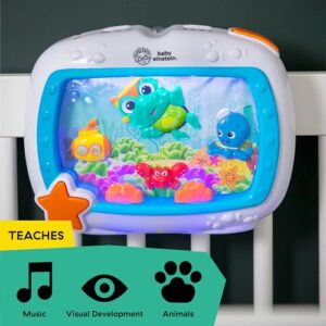Baby Einstein Sea Dreams Soother Musical Crib Toy and Sound Machine, Newborn and up - Image 6