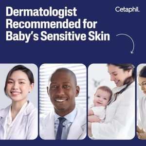 Cetaphil Baby Wash & Shampoo Plus Body Lotion, Healthy Skin Essentials, Head to Toe Hydration for up to 24 Hours, for Delicate, Sensitive Skin, 2-Pack,White - Image 7