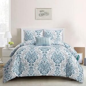 King Size Comforter Set Bed - Style Quarters 3 Pieces King Comforter Set Geometric Boho Comforter Sets King Size Bed Sets Soft Comfort Bedding Sets for All Season 106x90 Antonia