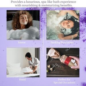 Grass Roots Bath Oil Beads Set of 36 - Lavender & Chamomile Scented Bath Beads - Essential Oil Soaked Bath Pearls to Gently Nourish & Soften Skin - Luxurious Bath Experience - Image 6