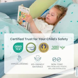 BANBALOO 2 Pack Bed Bumper for Toddlers 53" | Foam Bed Rails for Queen, King, Twin, Full-Size Beds | Toddler Barrier | Safety Rail Guard for Kids | Portable Foam Bumpers for Travel and Home Use - Image 7
