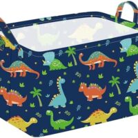 Rectangle Kids Shelf Basket Nursery Storage Basket Laundry Basket Laundry Hamper with Handles,Baby Toys Storage Box and Bins Toys Gift Basket for Boys and Girls