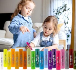 TBC The Best Crafts Paint Sticks,36 Classic Colors, Washable Paint, Non-Toxic, Tempera Paint Sticks for Kids and Students - Image 5