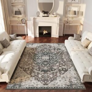 Large 8' x 10' Soft Non Slip & Shedding Washable Living Dining Room Mat for Dorm Kitchen Nursery Dining Bedroom Carpet Studio - Image 6