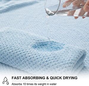 Extra Large Bath Towel Sheet Set 35x70 Inches - Oversized Bath Towels Set,Jumbo Large Microfiber - Quick Dry, Lightweight,Super Soft,Highly Absorbent Towel Set for Bathroom,Hotel,SPA,Pack of 4 (Blue) - Image 2