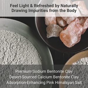 Enviromedica Magnetic Bentonite Clay Bath - Sodium & Calcium Bentonite Clay Bath Soak Powder with Himalayan Salt, Rejuvenating and Cleansing Body, Foot or Clay Mask for Face, 500g - Image 4
