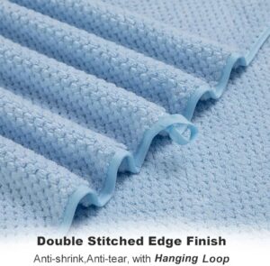 Extra Large Bath Towel Sheet Set 35x70 Inches - Oversized Bath Towels Set,Jumbo Large Microfiber - Quick Dry, Lightweight,Super Soft,Highly Absorbent Towel Set for Bathroom,Hotel,SPA,Pack of 4 (Blue) - Image 4