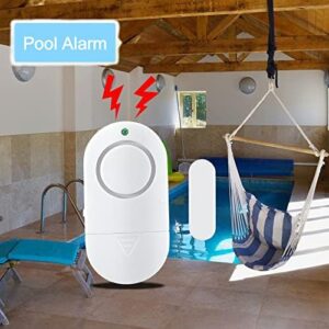 Door Window Alarm, 4 Pack 120DB Pool Alarm for Door, Home Security for Kids Safety - Image 6